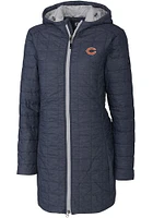Cutter and Buck Chicago Bears Womens Grey Rainier PrimaLoft Filled Jacket