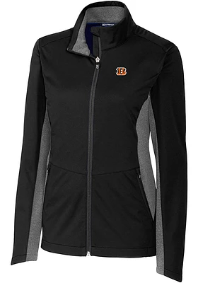 Cutter and Buck Cincinnati Bengals Womens Navigate Light Weight Jacket