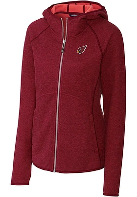 Cutter and Buck Arizona Cardinals Womens Mainsail Medium Weight Jacket