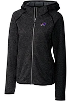 Cutter and Buck Buffalo Bills Womens Charcoal Mainsail Medium Weight Jacket