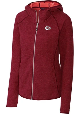 Cutter and Buck Kansas City Chiefs Womens Mainsail Medium Weight Jacket