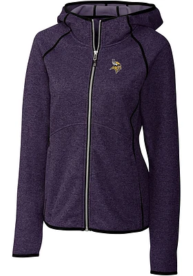 Cutter and Buck Minnesota Vikings Womens Mainsail Medium Weight Jacket