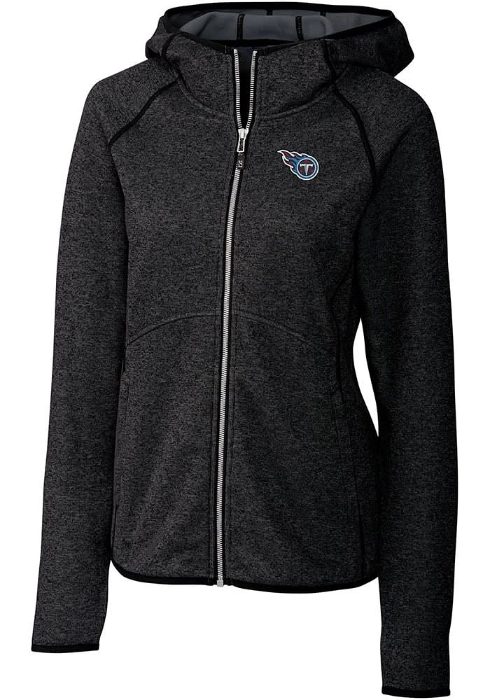 Cutter and Buck Tennessee Titans Womens Charcoal Mainsail Medium Weight Jacket