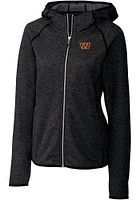 Cutter and Buck Washington Commanders Womens Charcoal Mainsail Medium Weight Jacket