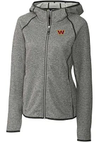 Cutter and Buck Washington Commanders Womens Grey Mainsail Medium Weight Jacket