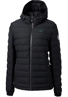 Cutter and Buck Carolina Panthers Womens Black Mission Ridge Repreve Filled Jacket