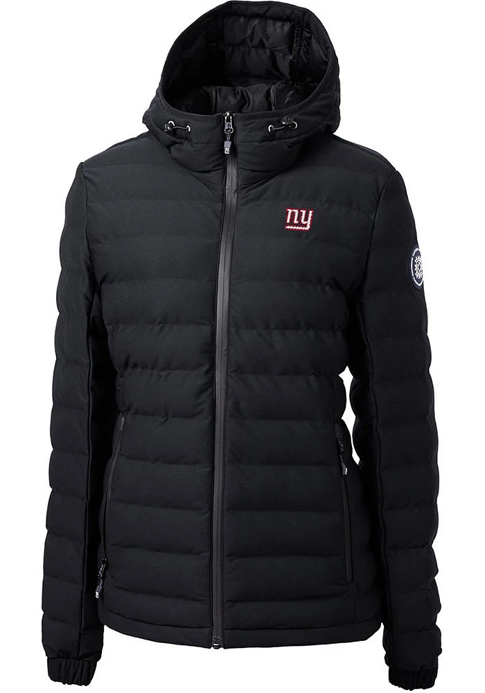 Cutter and Buck New York Giants Womens Black Mission Ridge Repreve Filled Jacket
