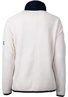 Cutter and Buck Denver Broncos Womens White Cascade Sherpa Long Sleeve Full Zip Jacket