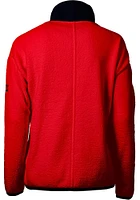 Cutter and Buck New England Patriots Womens Cascade Sherpa Long Sleeve Full Zip Jacket