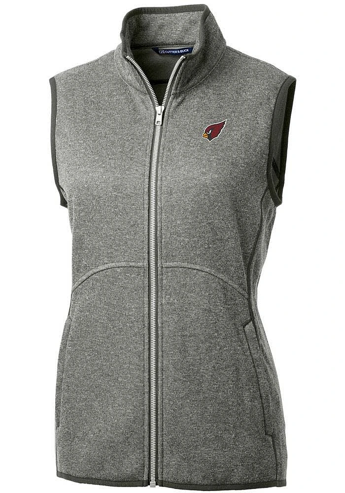 Cutter and Buck Arizona Cardinals Womens Grey Mainsail Vest