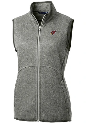 Cutter and Buck Arizona Cardinals Womens Grey Mainsail Vest