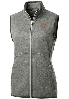 Cutter and Buck Chicago Bears Womens Grey Mainsail Vest