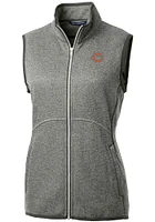 Cutter and Buck Chicago Bears Womens Grey Mainsail Vest