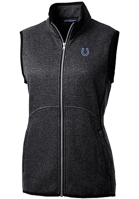 Cutter and Buck Indianapolis Colts Womens Charcoal Mainsail Vest
