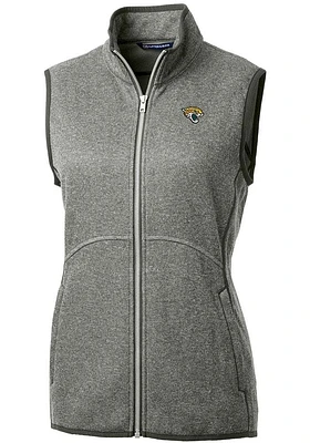 Cutter and Buck Jacksonville Jaguars Womens Grey Mainsail Vest