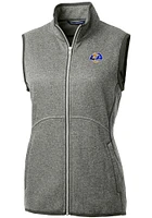 Cutter and Buck Los Angeles Rams Womens Grey Mainsail Vest