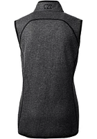 Cutter and Buck Minnesota Vikings Womens Charcoal Mainsail Vest