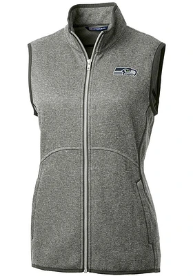 Cutter and Buck Seattle Seahawks Womens Grey Mainsail Vest