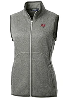 Cutter and Buck Tampa Bay Buccaneers Womens Grey Mainsail Vest