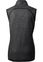 Cutter and Buck Washington Commanders Womens Charcoal Mainsail Vest