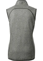 Cutter and Buck Washington Commanders Womens Grey Mainsail Vest