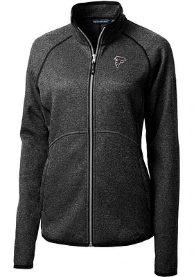 Cutter and Buck Atlanta Falcons Womens Charcoal Mainsail Light Weight Jacket