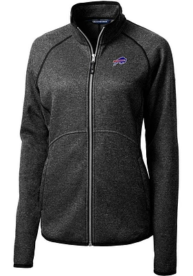 Cutter and Buck Buffalo Bills Womens Charcoal Mainsail Light Weight Jacket