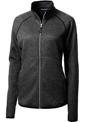 Cutter and Buck Carolina Panthers Womens Charcoal Mainsail Light Weight Jacket