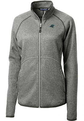 Cutter and Buck Carolina Panthers Womens Grey Mainsail Light Weight Jacket