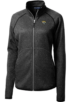 Cutter and Buck Jacksonville Jaguars Womens Charcoal Mainsail Light Weight Jacket