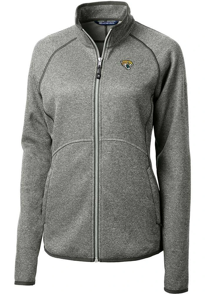 Cutter and Buck Jacksonville Jaguars Womens Grey Mainsail Light Weight Jacket