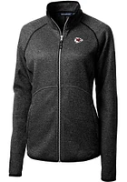 Cutter and Buck Kansas City Chiefs Womens Charcoal Mainsail Light Weight Jacket
