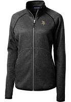 Cutter and Buck Minnesota Vikings Womens Charcoal Mainsail Light Weight Jacket
