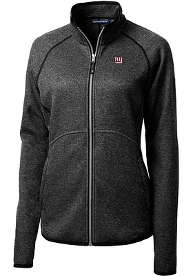 Cutter and Buck New York Giants Womens Charcoal Mainsail Light Weight Jacket
