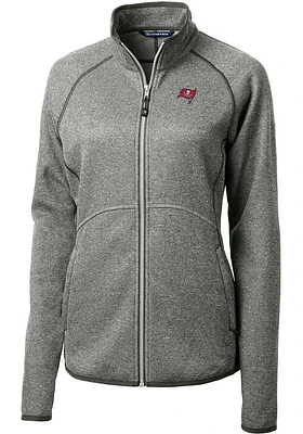 Cutter and Buck Tampa Bay Buccaneers Womens Grey Mainsail Light Weight Jacket