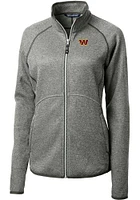 Cutter and Buck Washington Commanders Womens Grey Mainsail Light Weight Jacket
