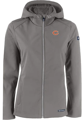 Cutter and Buck Chicago Bears Womens Grey Evoke Light Weight Jacket