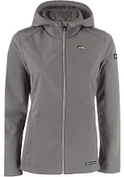 Cutter and Buck Denver Broncos Womens Grey Evoke Light Weight Jacket