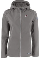 Cutter and Buck Kansas City Chiefs Womens Grey Evoke Light Weight Jacket