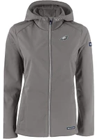 Cutter and Buck Philadelphia Eagles Womens Grey Evoke Light Weight Jacket