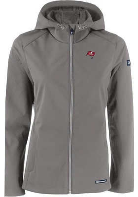 Cutter and Buck Tampa Bay Buccaneers Womens Grey Evoke Light Weight Jacket