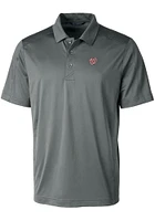 Cutter and Buck Washington Nationals Mens Prospect Textured Short Sleeve Polo