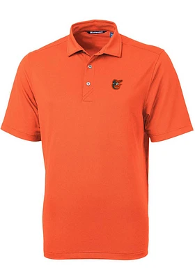 Cutter and Buck Baltimore Orioles Mens Virtue Eco Pique Short Sleeve Polo