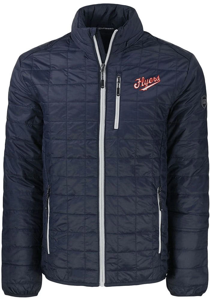 Cutter and Buck Dayton Flyers Mens Navy Blue Vault Rainier PrimaLoft Big Tall Lined Jacket