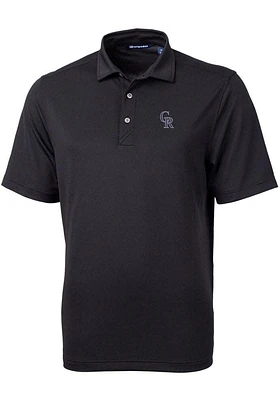 Cutter and Buck Colorado Rockies Mens Virtue Eco Pique Short Sleeve Polo
