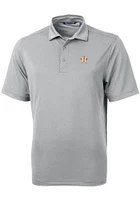 Cutter and Buck Houston Astros Mens Virtue Eco Pique Short Sleeve Polo