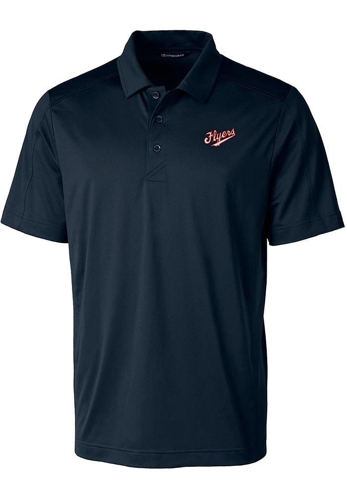 Cutter and Buck Dayton Flyers Navy Blue Prospect Vault Big Tall Polo