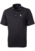 Cutter and Buck Los Angeles Dodgers Mens Virtue Eco Pique Short Sleeve Polo