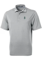 Cutter and Buck Seattle Mariners Mens Virtue Eco Pique Short Sleeve Polo