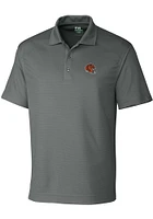 Cutter and Buck Cincinnati Bengals Mens Helmet Drytec Genre Short Sleeve Polo